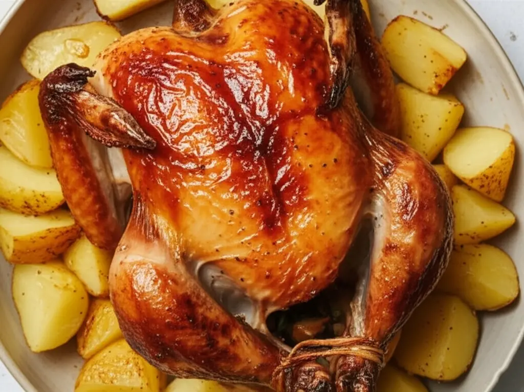 mouthwatering roast chicken